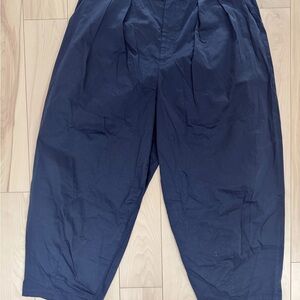 Anthropologie Maeve Curve Poplin Barrel Pants